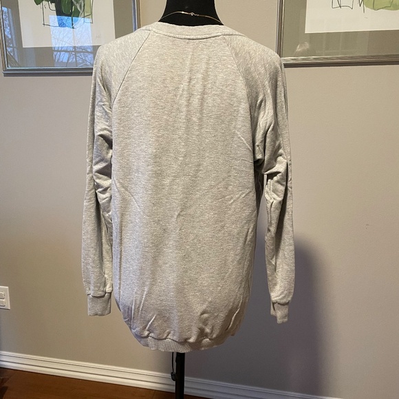 Seraphine maternity grey crewneck top, size L - Picture 4 of 7